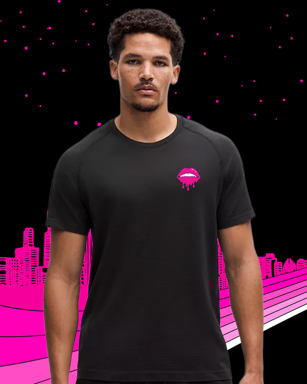lululemon x Faces of Fitness Metal Vent Tech Short-Sleeve (CITY LANDSCAPE)